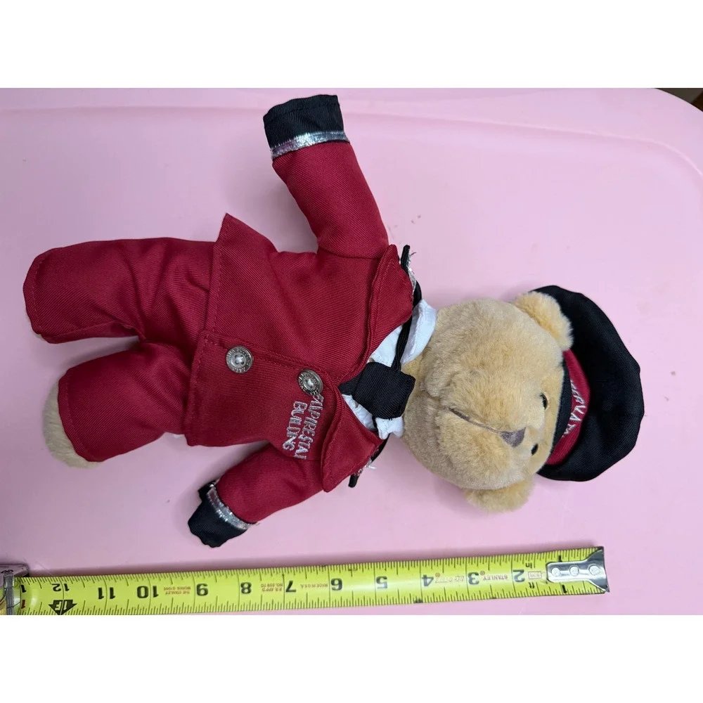 Empire State Building Teddy Bear Plush Red‎ Observatory Uniform Souvenir 11